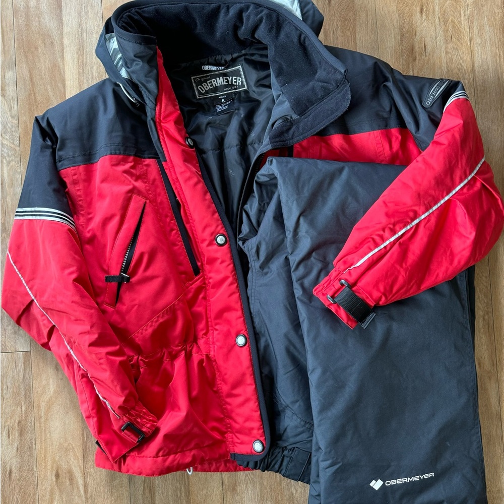 Obermeyer Ski Jacket & Pant Set Women size 8